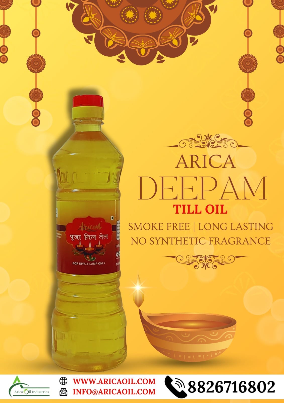 Arica Deepam Till Oil (Puja Til Tel)